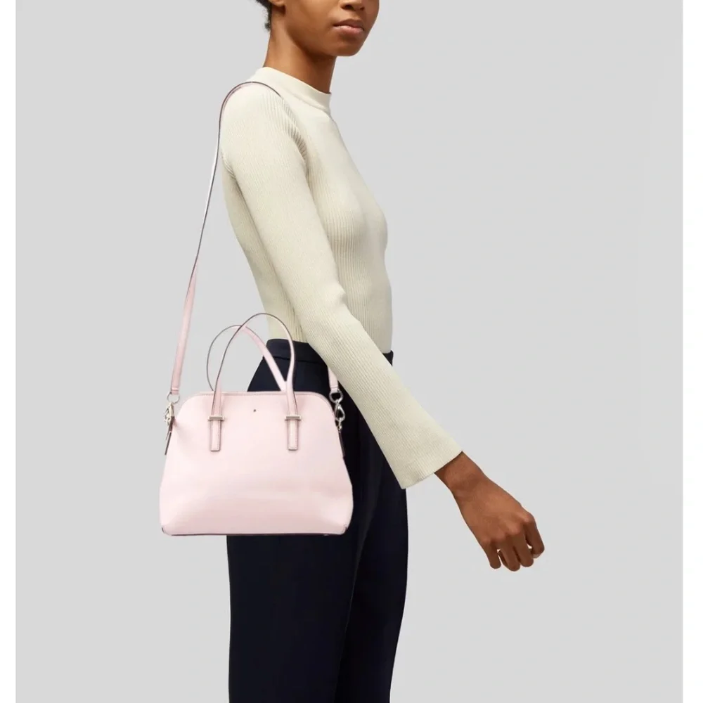 Kate Spade New York Cedar Street Maise Leather Pink Ballet Slipper Satchel
